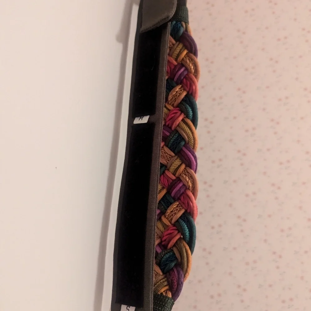 🌈Colorful Braided Belt Ione adjustable  boho artisan lagen look, hippie